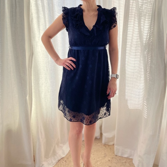 Navy blue cocktail dress - Picture 1 of 4